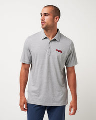 Heather Grey Travis Mathew Atlanta Braves The Zinna Polo