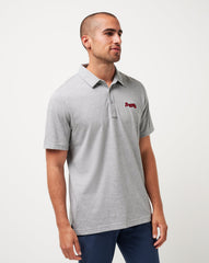 Heather Grey Travis Mathew Atlanta Braves The Zinna Polo
