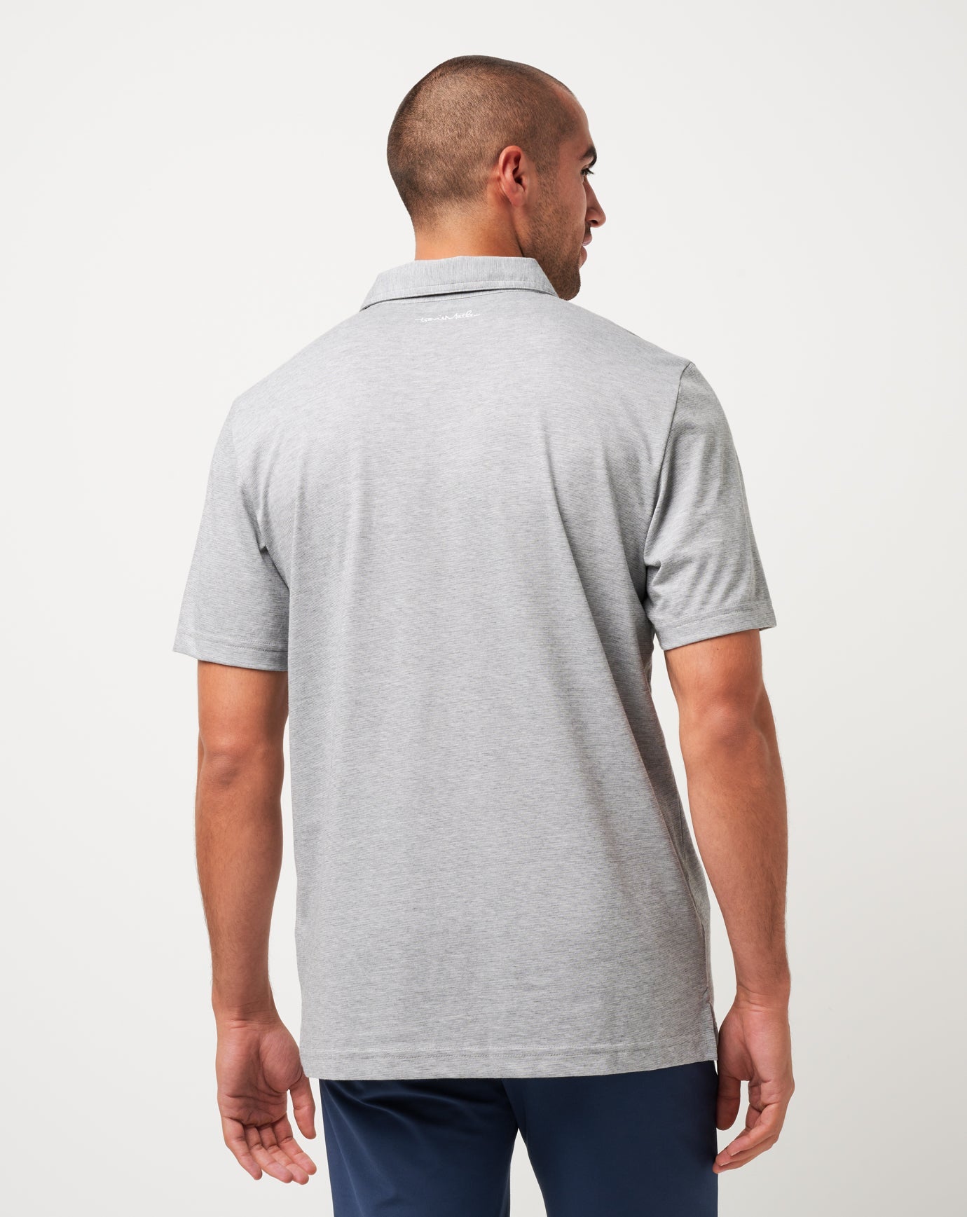 Heather Grey Travis Mathew Atlanta Braves The Zinna Polo