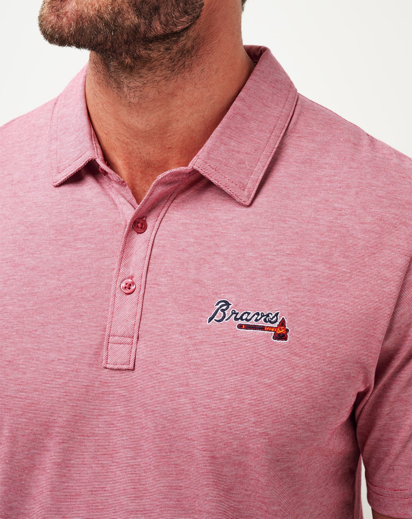 Heather Cardinal Travis Mathew Atlanta Braves The Zinna Polo