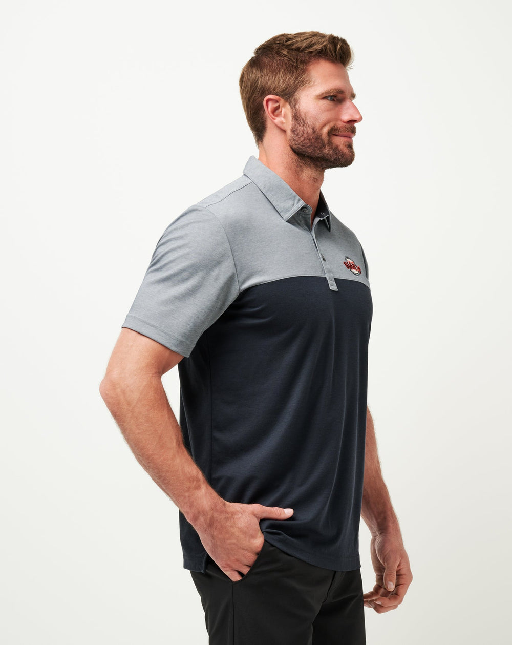 Black/Heather Black Travis Mathew San Francisco Giants The Rudds 2.0 Polo