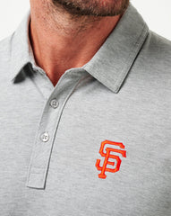 Heather Grey Travis Mathew San Francisco Giants The Zinna Polo
