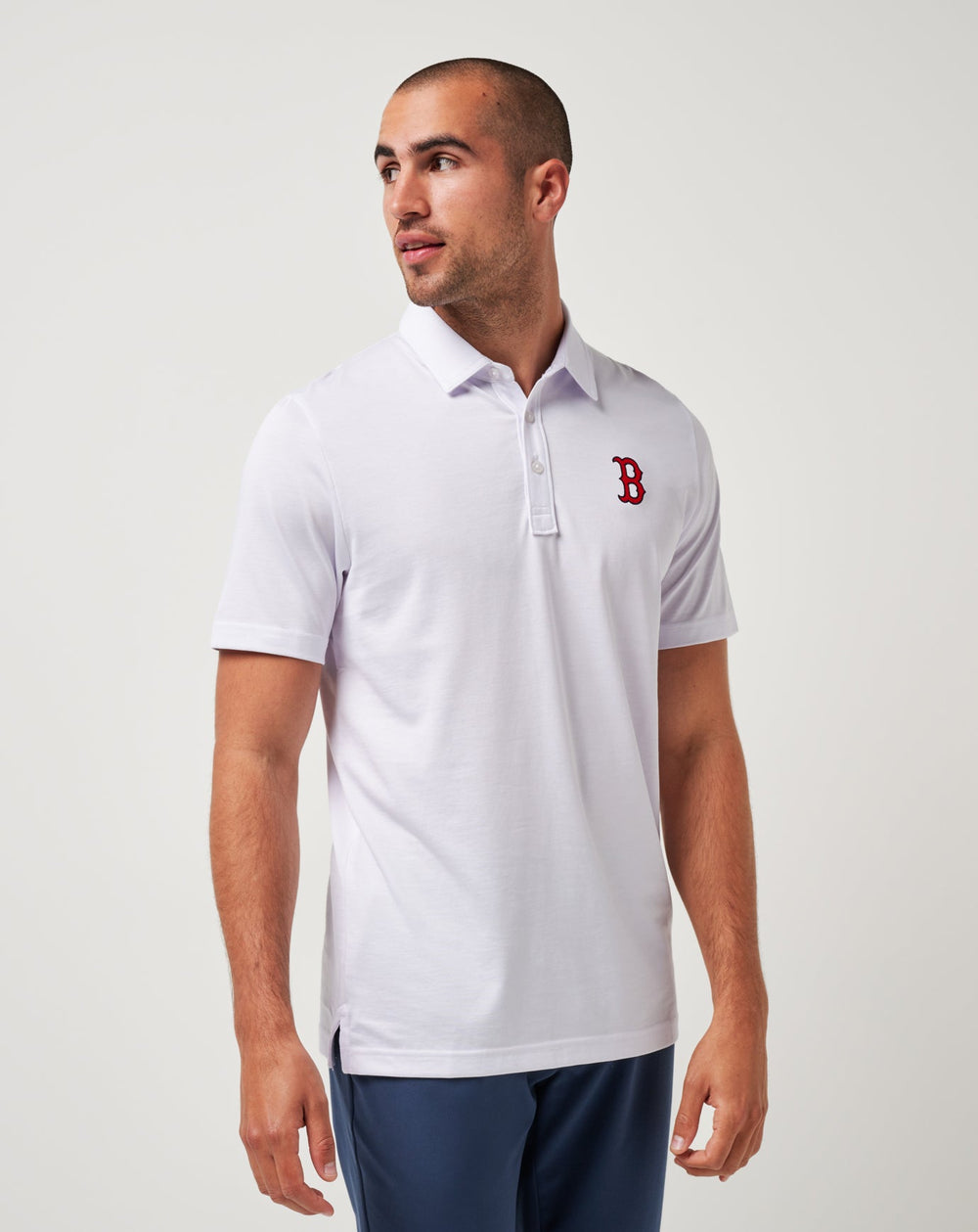 White Travis Mathew Boston Red Sox The Zinna Polo