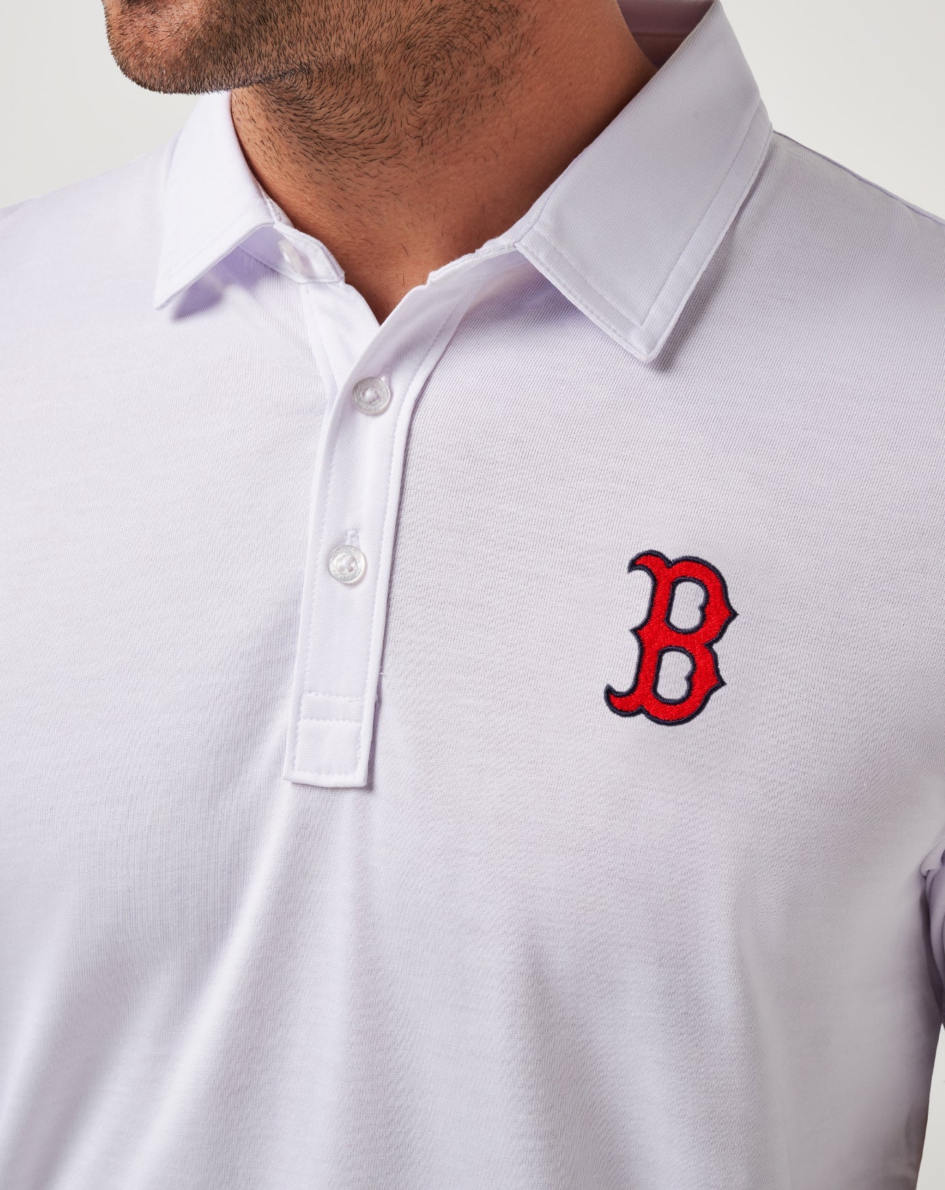 White Travis Mathew Boston Red Sox The Zinna Polo