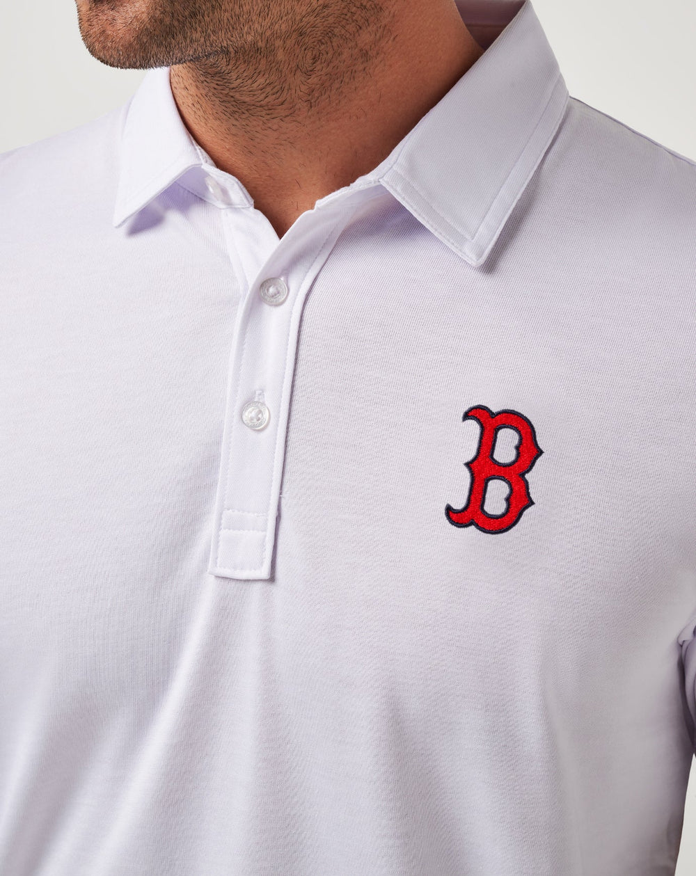 White Travis Mathew Boston Red Sox The Zinna Polo