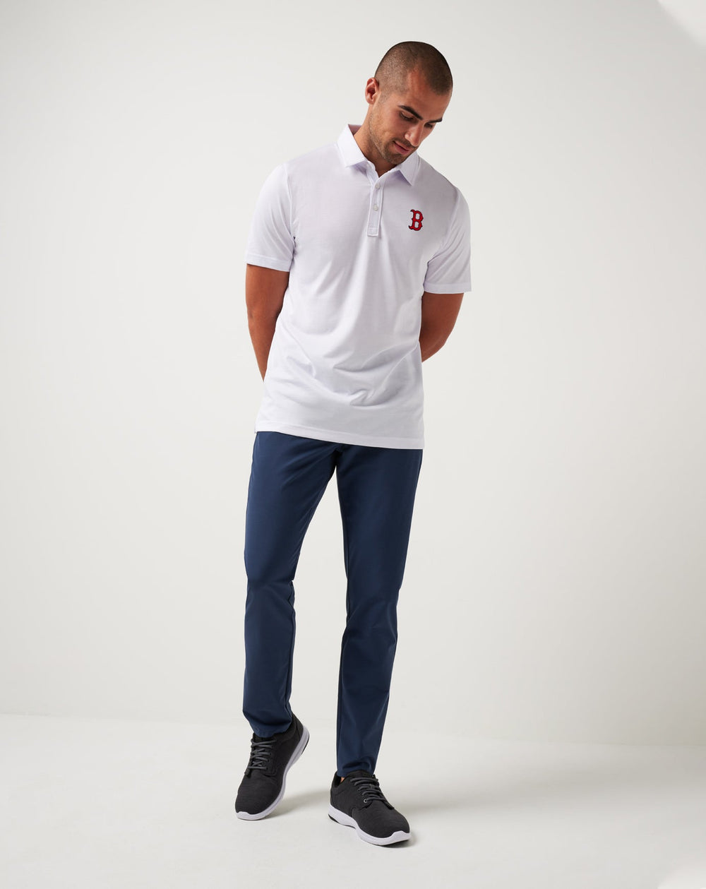 White Travis Mathew Boston Red Sox The Zinna Polo