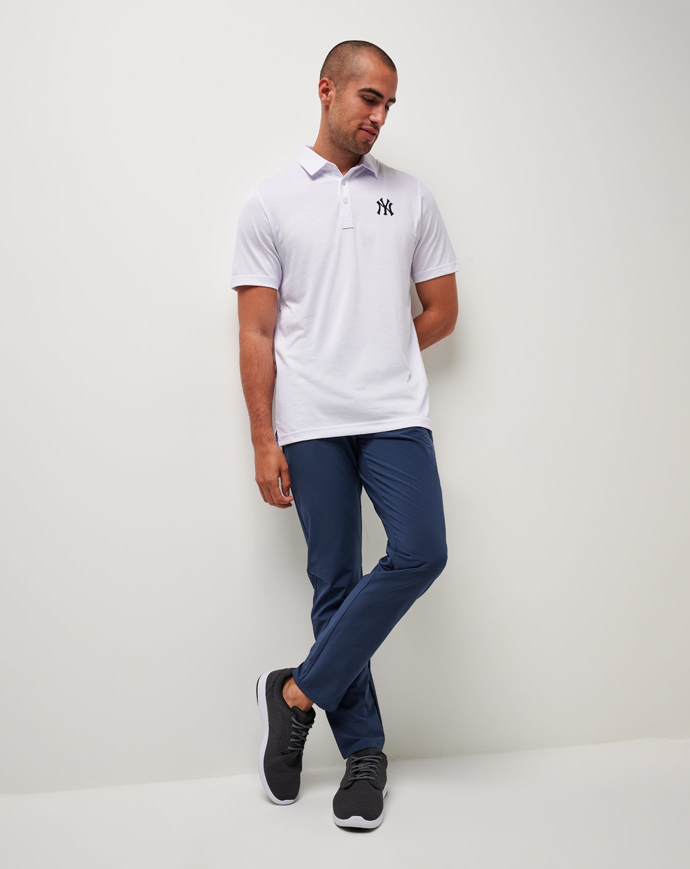 White Travis Mathew New York Yankees The Zinna Polo