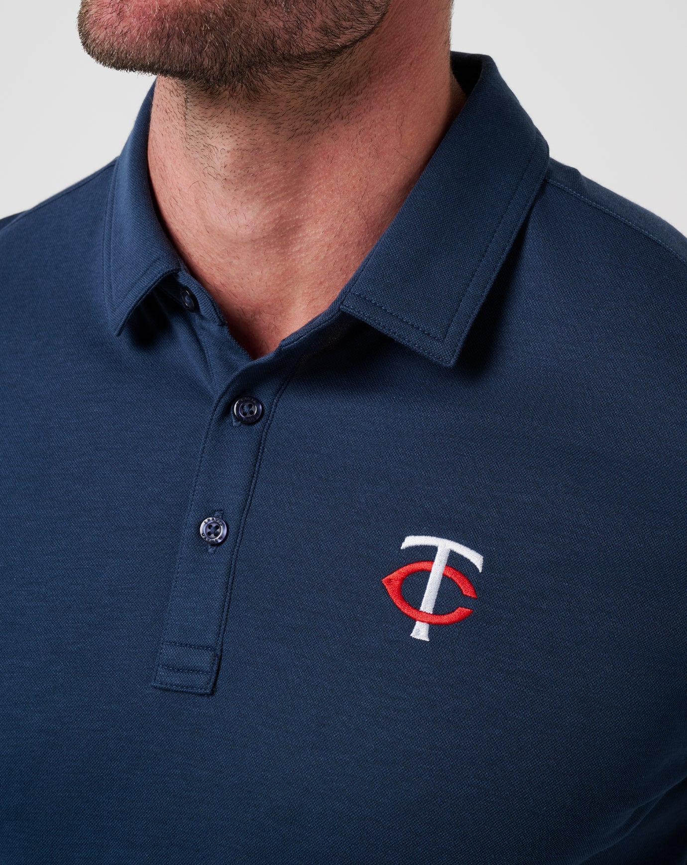 Navy Travis Mathew Minnesota Twins Playoff Pitch Polo