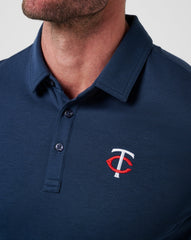 Navy Travis Mathew Minnesota Twins Playoff Pitch Polo