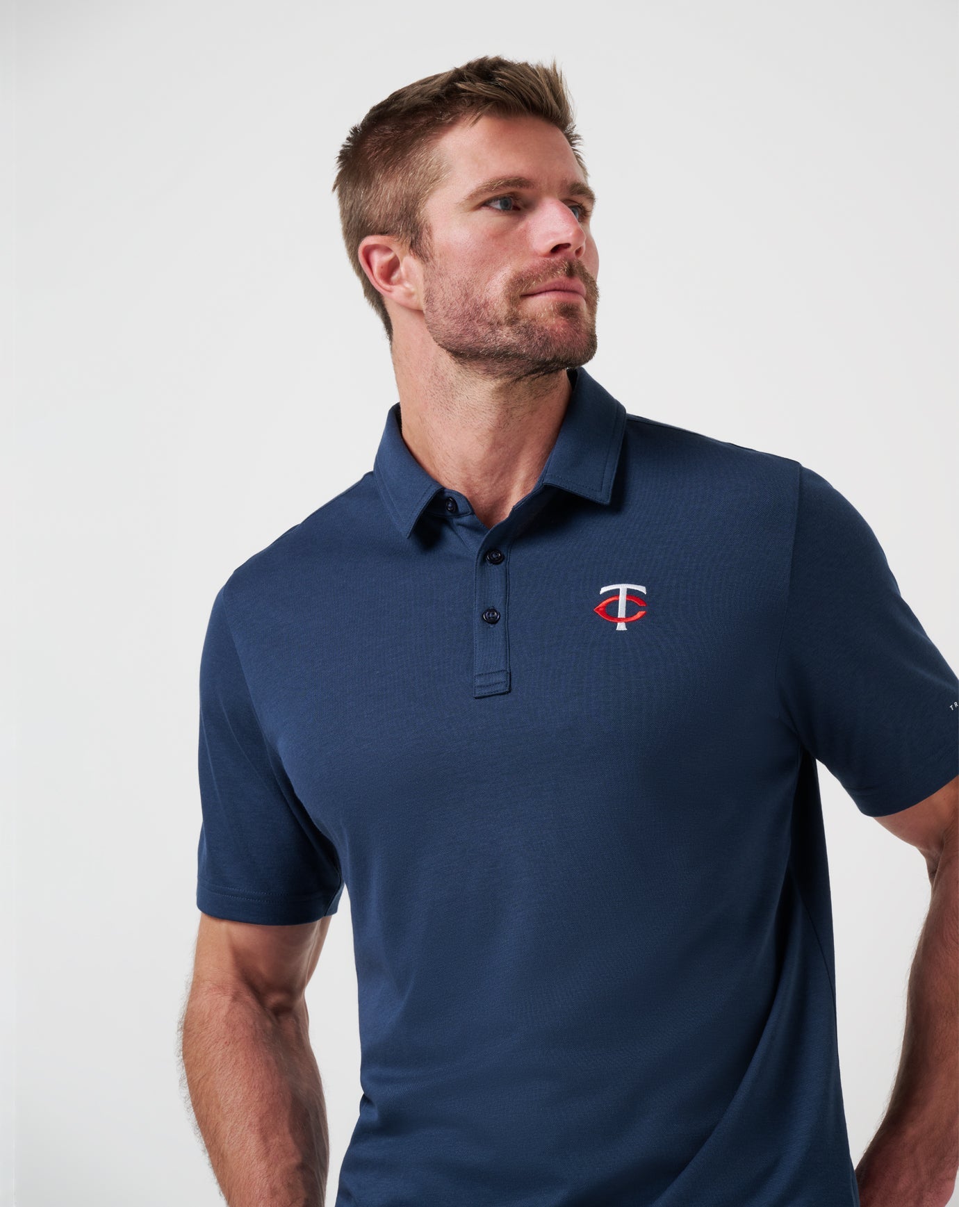 Navy Travis Mathew Minnesota Twins Playoff Pitch Polo