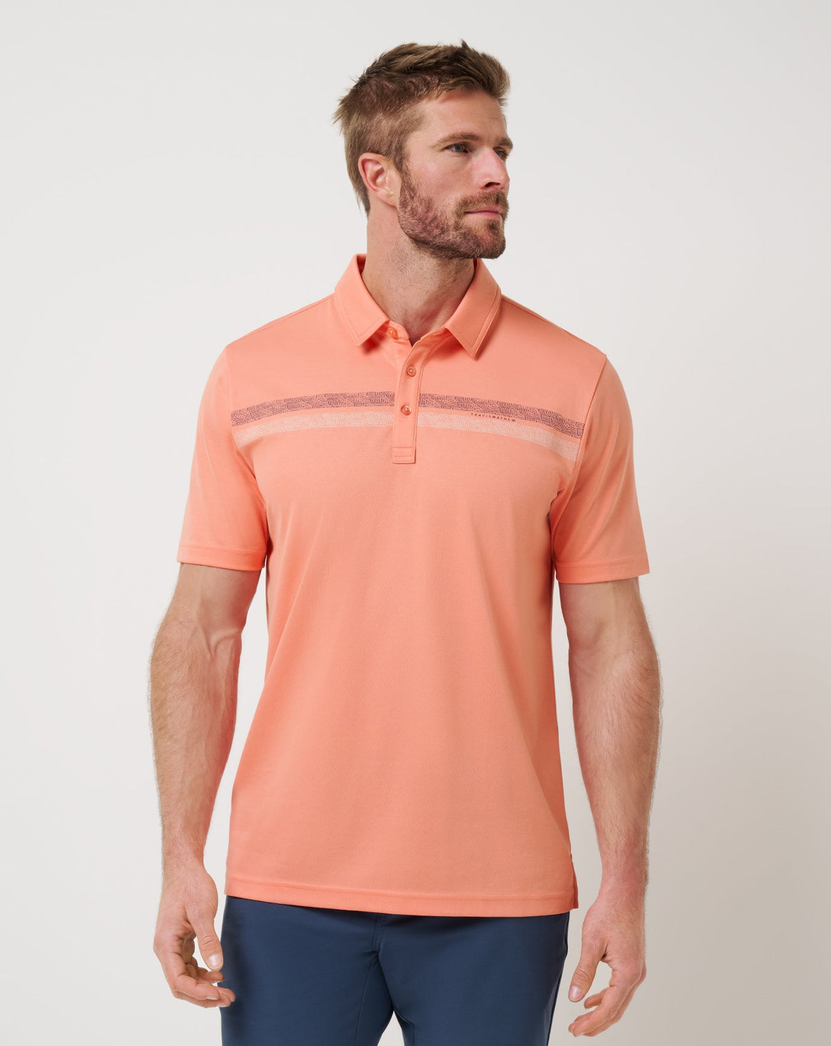 Terra Cotta Travis Mathew Roaming Routes Polo