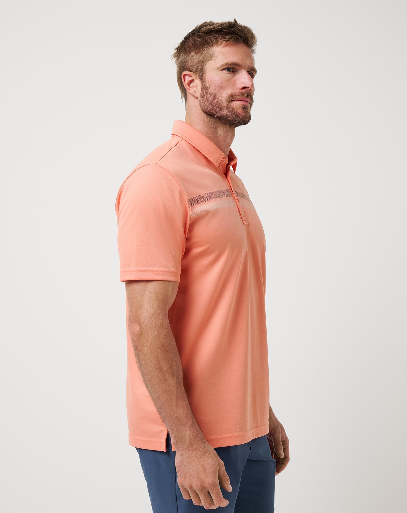 Terra Cotta Travis Mathew Roaming Routes Polo