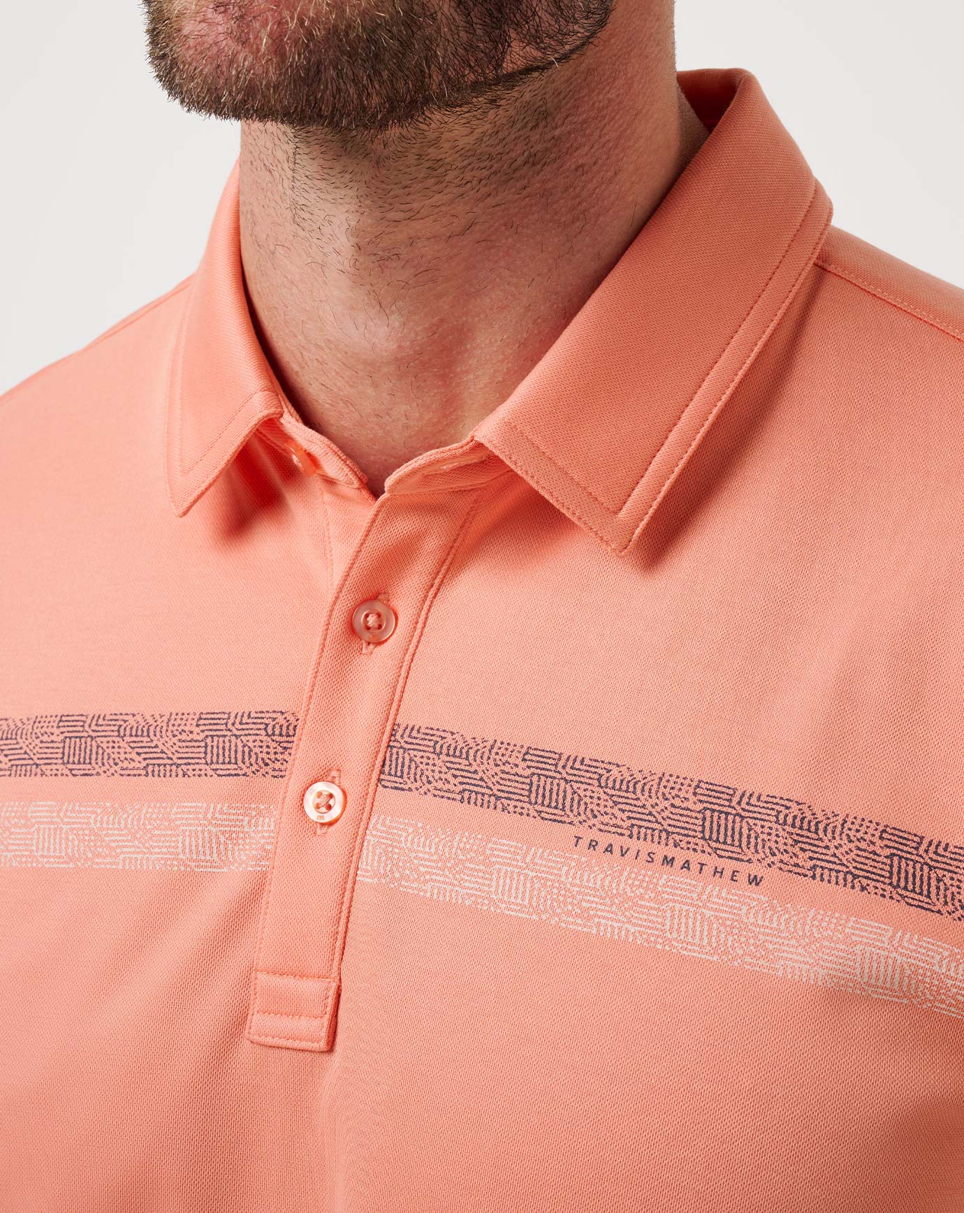 Terra Cotta Travis Mathew Roaming Routes Polo