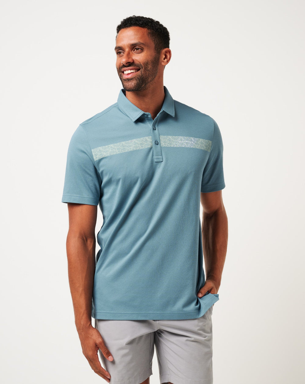 Captains Blue Travis Mathew Full Flight Polo