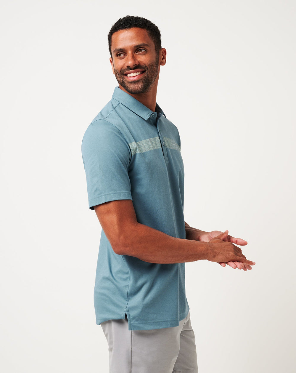 Captains Blue Travis Mathew Full Flight Polo