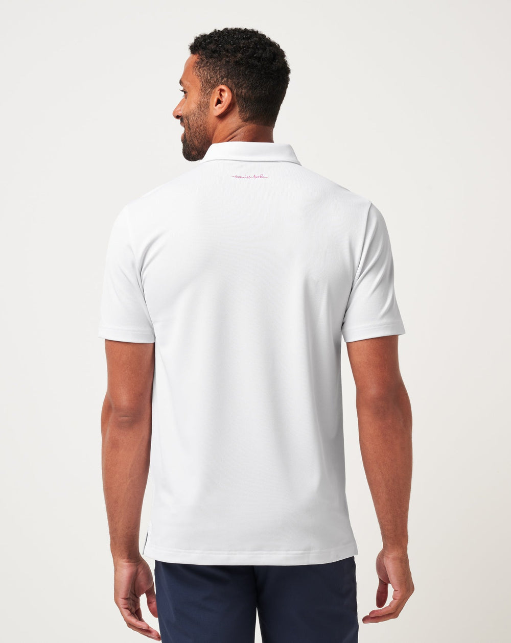 White Travis Mathew Good Good Flourish Polo