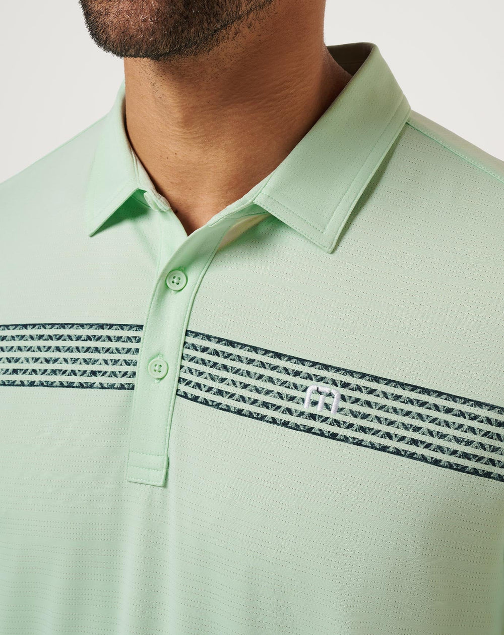 Aqua Foam Travis Mathew River Boat Cruise Polo