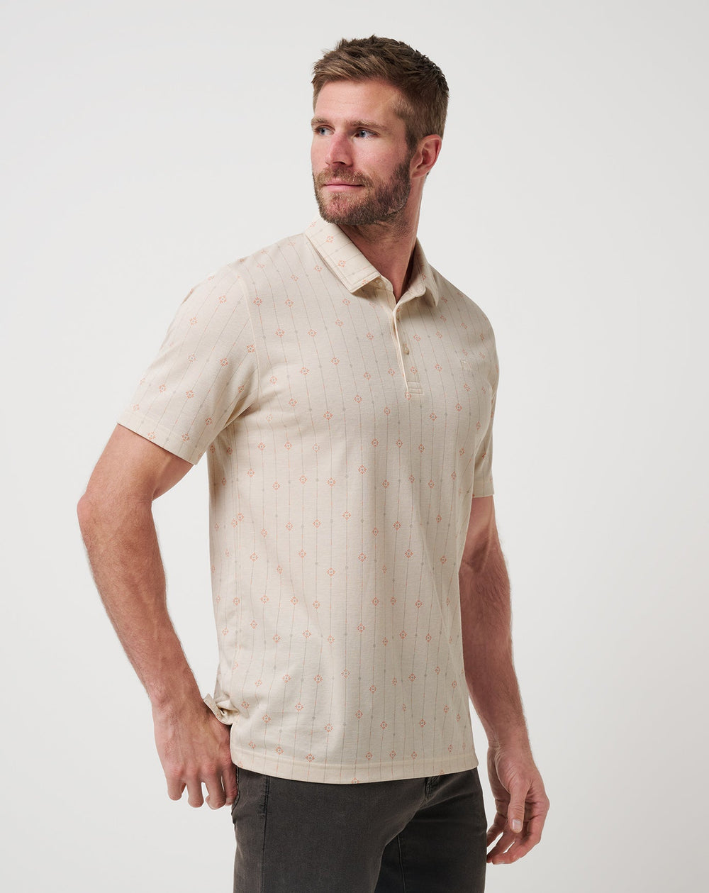 Moonbeam Travis Mathew Deco Polo