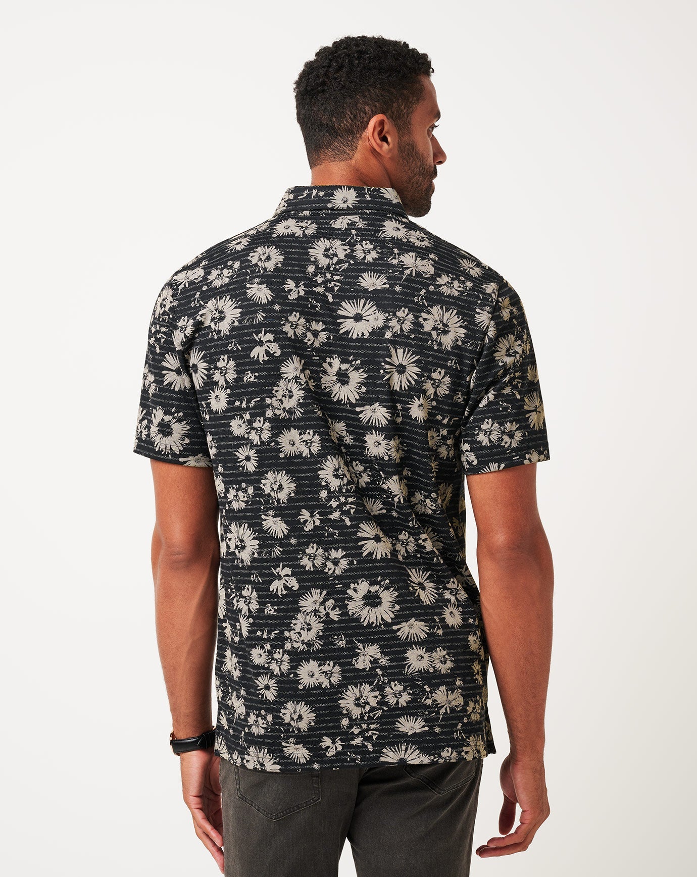 Black Travis Mathew Shaded Grove Polo