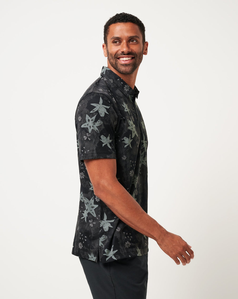 Black Travis Mathew Trek Tide Polo