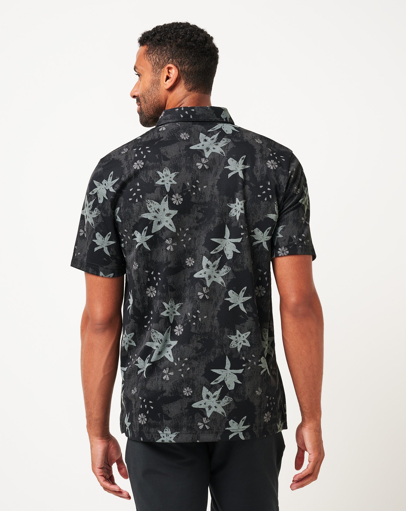 Black Travis Mathew Trek Tide Polo