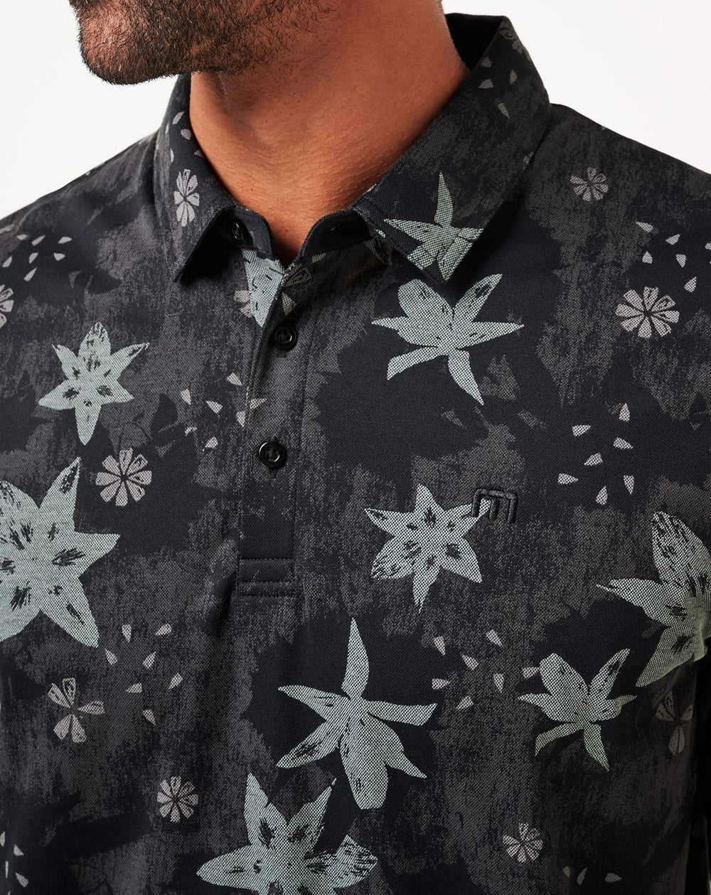 Black Travis Mathew Trek Tide Polo