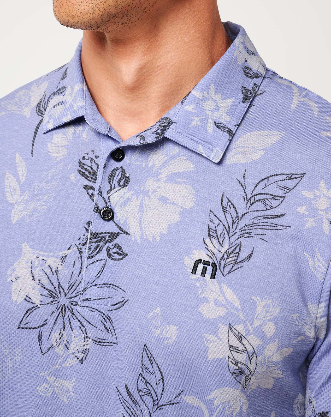 Heather Violet Storm Travis Mathew Featherweight Cruise Polo