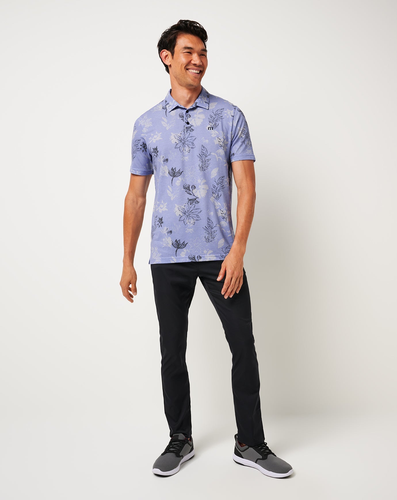 Heather Violet Storm Travis Mathew Featherweight Cruise Polo