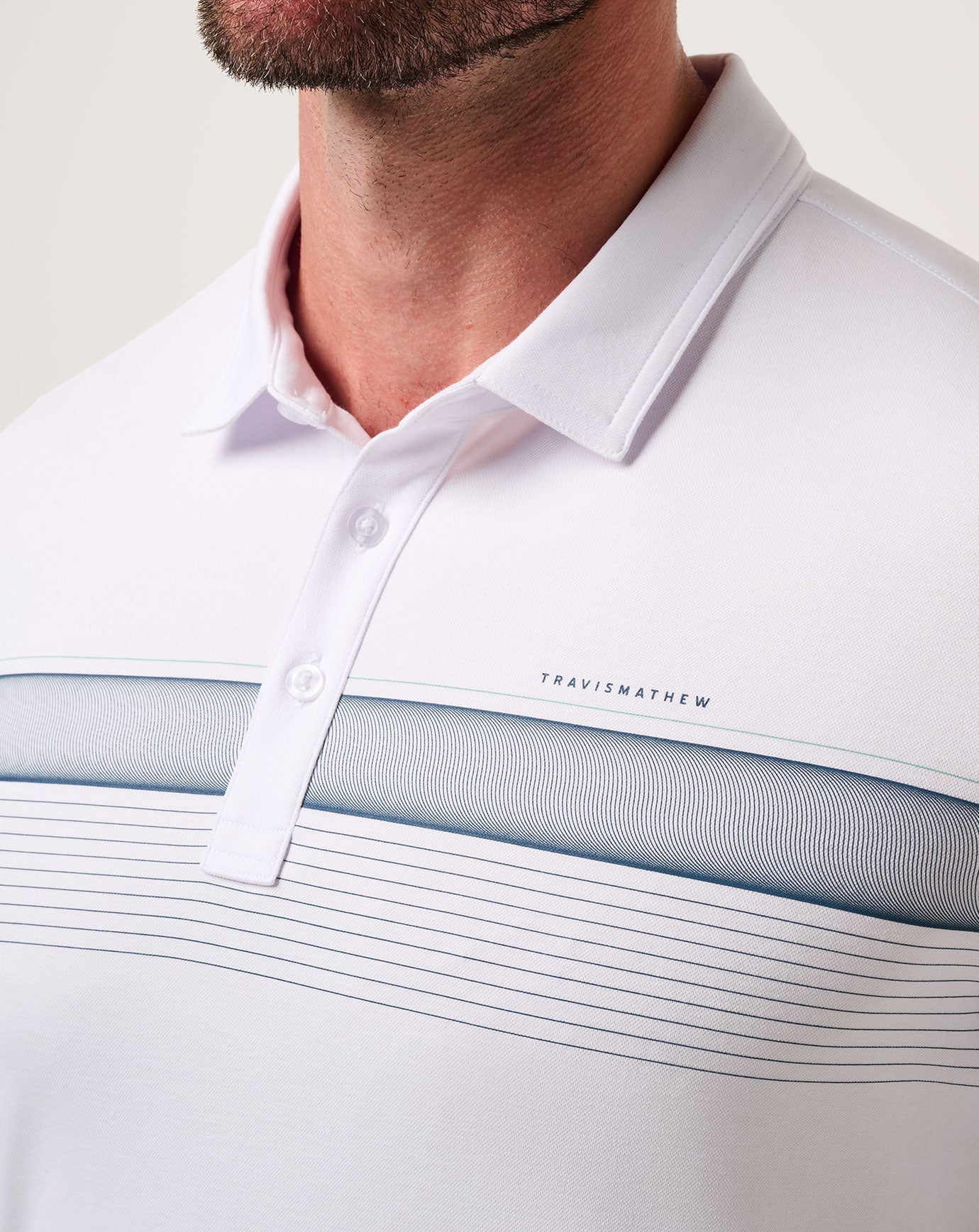 White Travis Mathew Perfect View Polo