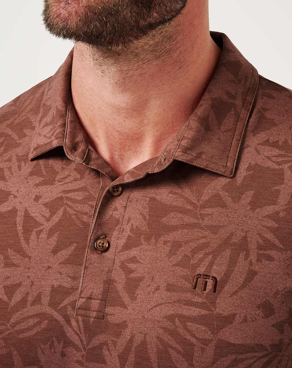 Maple Travis Mathew Featherweight Ticket Polo