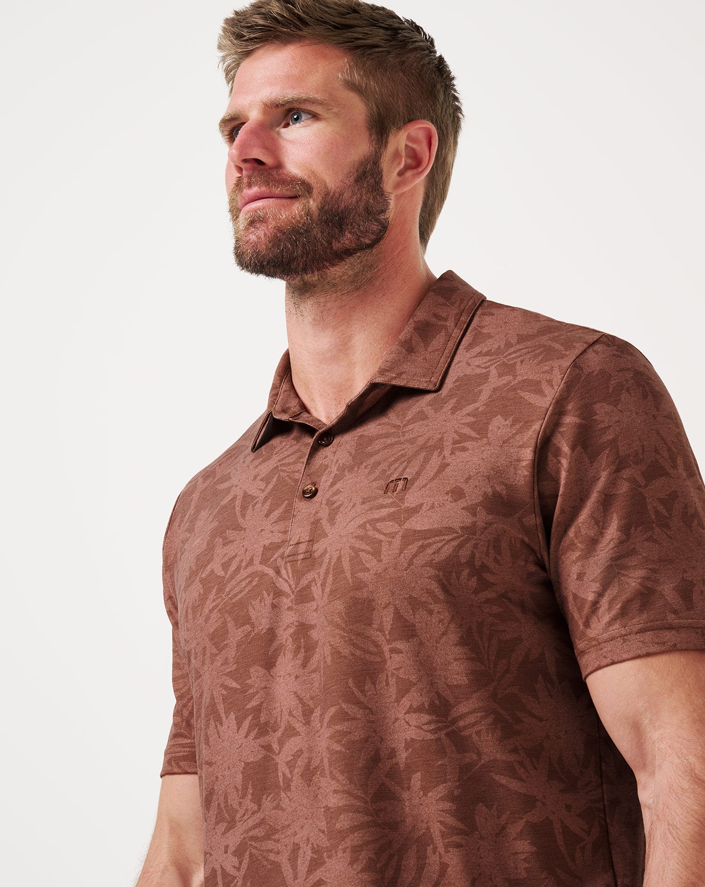 Maple Travis Mathew Featherweight Ticket Polo