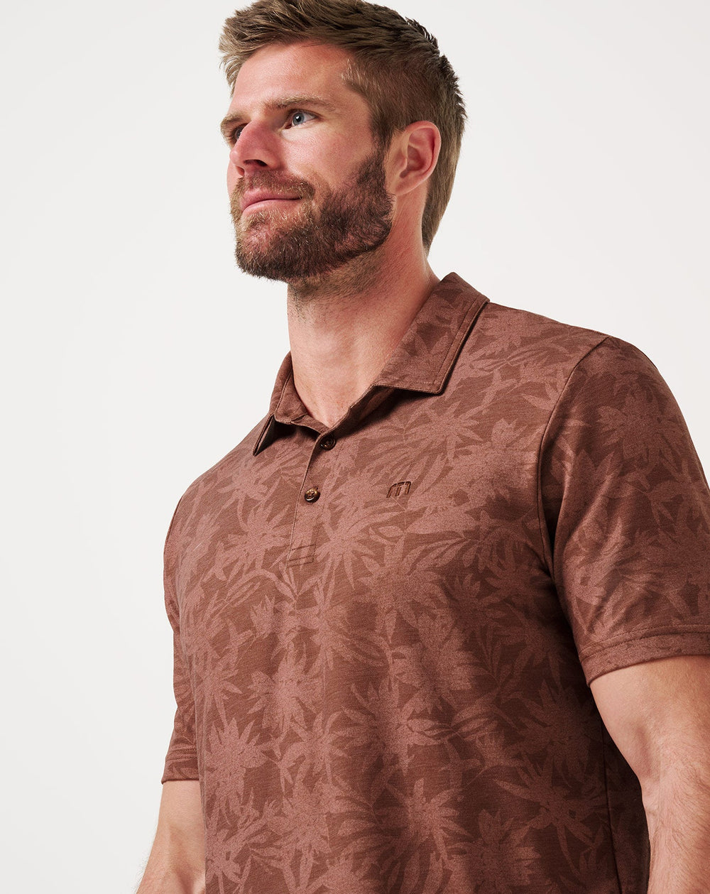 Maple Travis Mathew Featherweight Ticket Polo