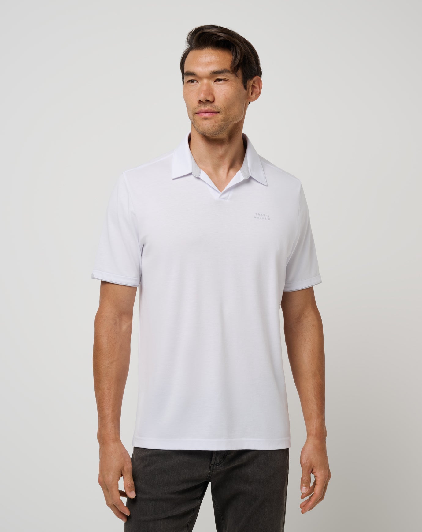 White Travis Mathew Late At Night Polo