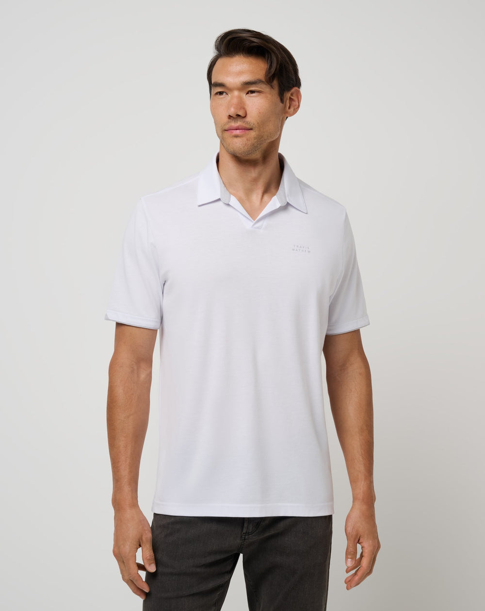 White Travis Mathew Late At Night Polo