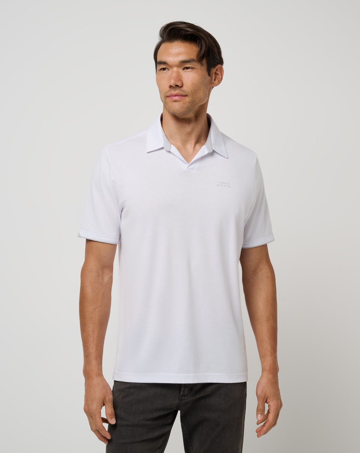 White Travis Mathew Late At Night Polo