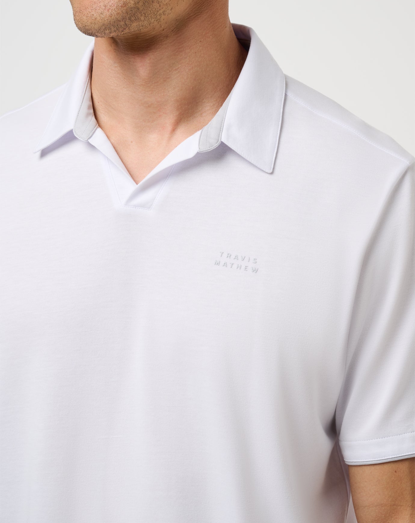 White Travis Mathew Late At Night Polo
