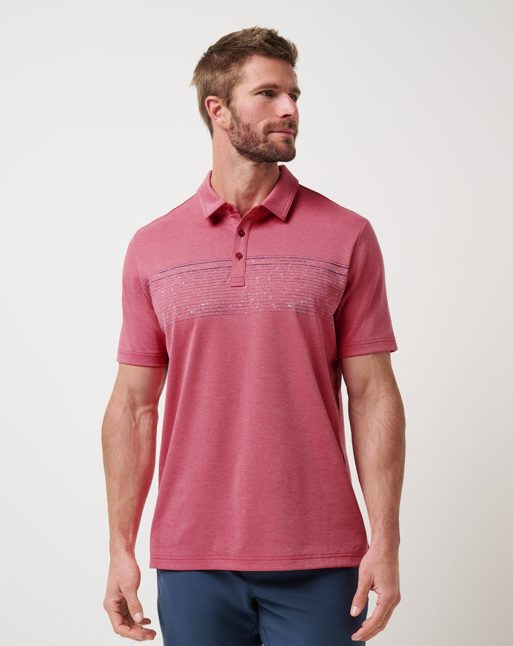 Rose Wine Travis Mathew Final Call Polo