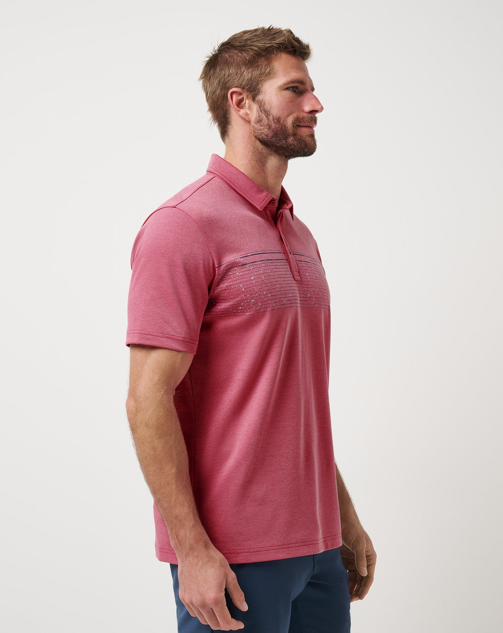 Rose Wine Travis Mathew Final Call Polo
