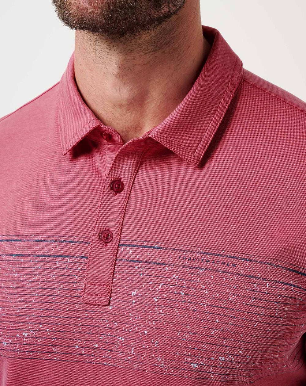 Rose Wine Travis Mathew Final Call Polo