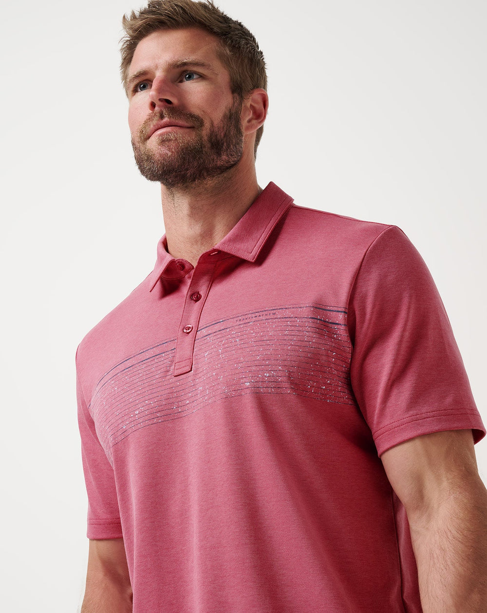 Rose Wine Travis Mathew Final Call Polo