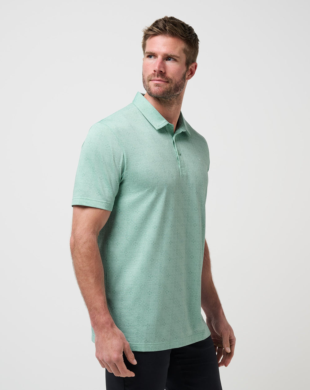 Eggshell Blue Travis Mathew Acropolis Polo