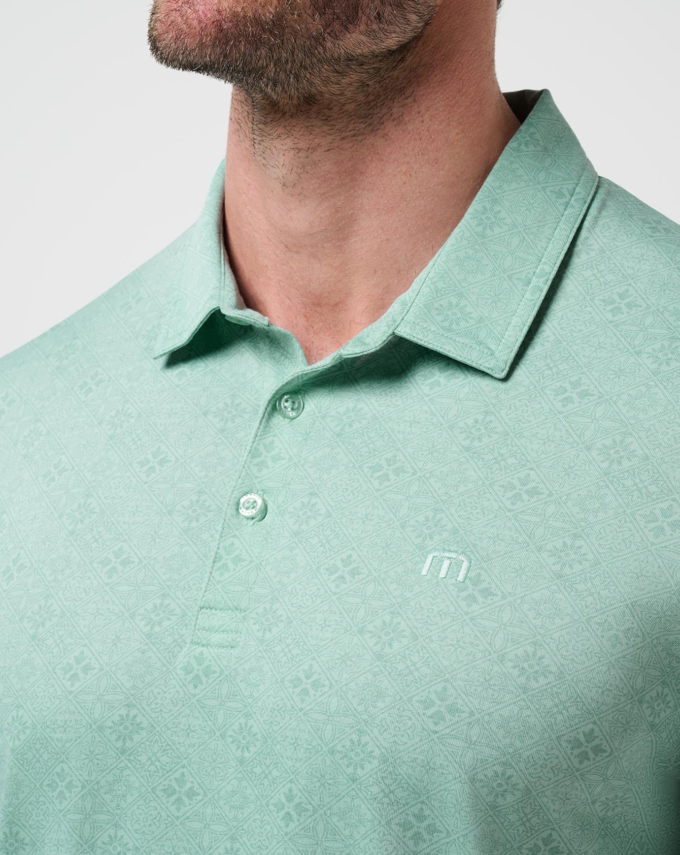 Eggshell Blue Travis Mathew Acropolis Polo
