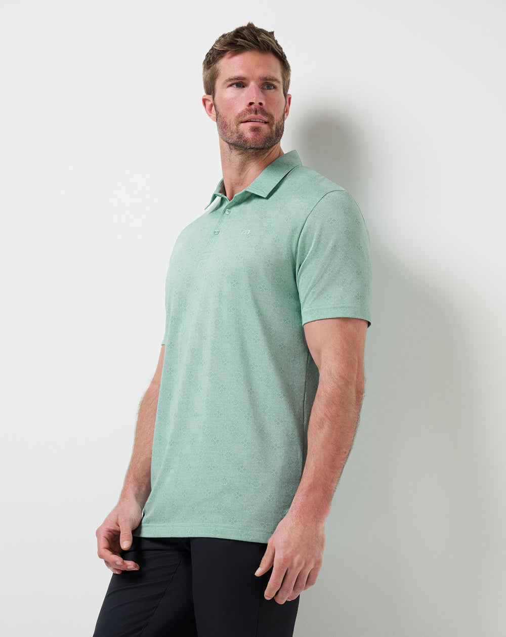 Eggshell Blue Travis Mathew Acropolis Polo