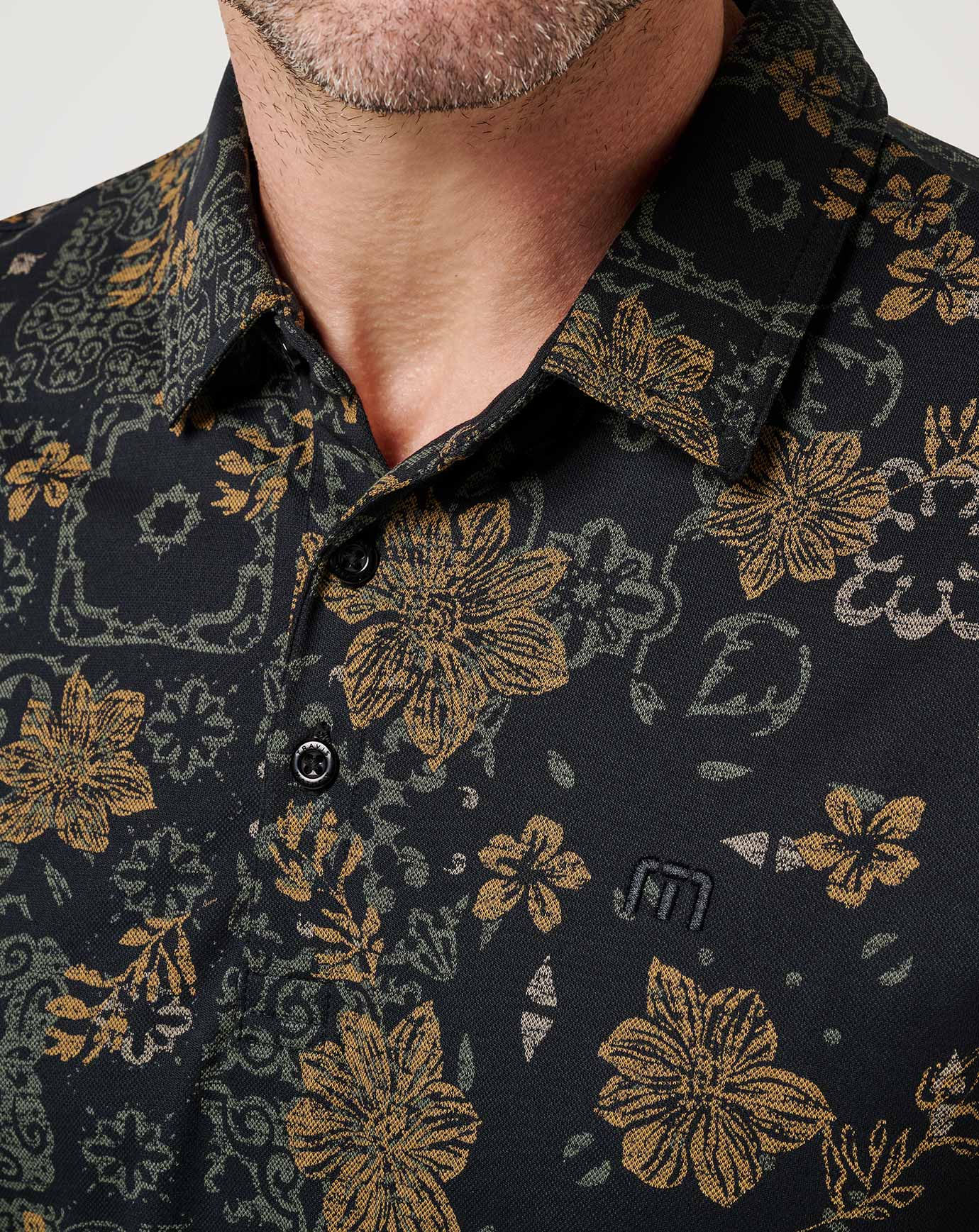 Black Travis Mathew Speaking My Language Polo