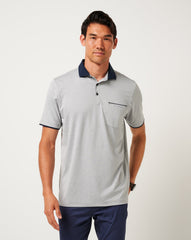 Heather Medium Grey Travis Mathew Call It Off Polo