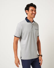 Heather Medium Grey Travis Mathew Call It Off Polo