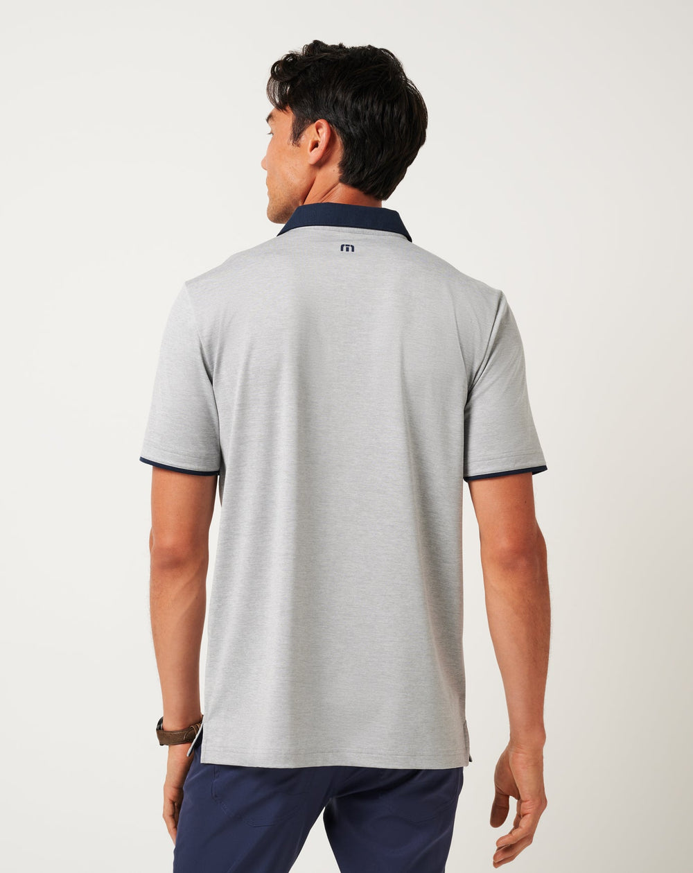 Heather Medium Grey Travis Mathew Call It Off Polo