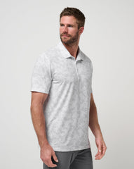 White Travis Mathew Featherweight Steep Wave Polo