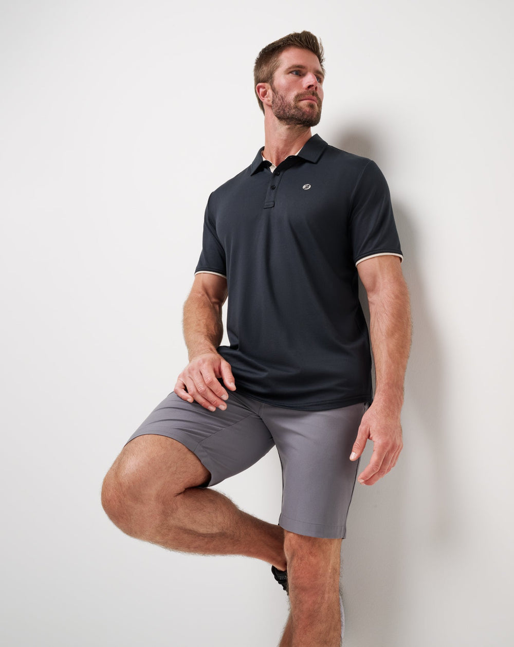 Black Travis Mathew Featherweight On The Grind Polo