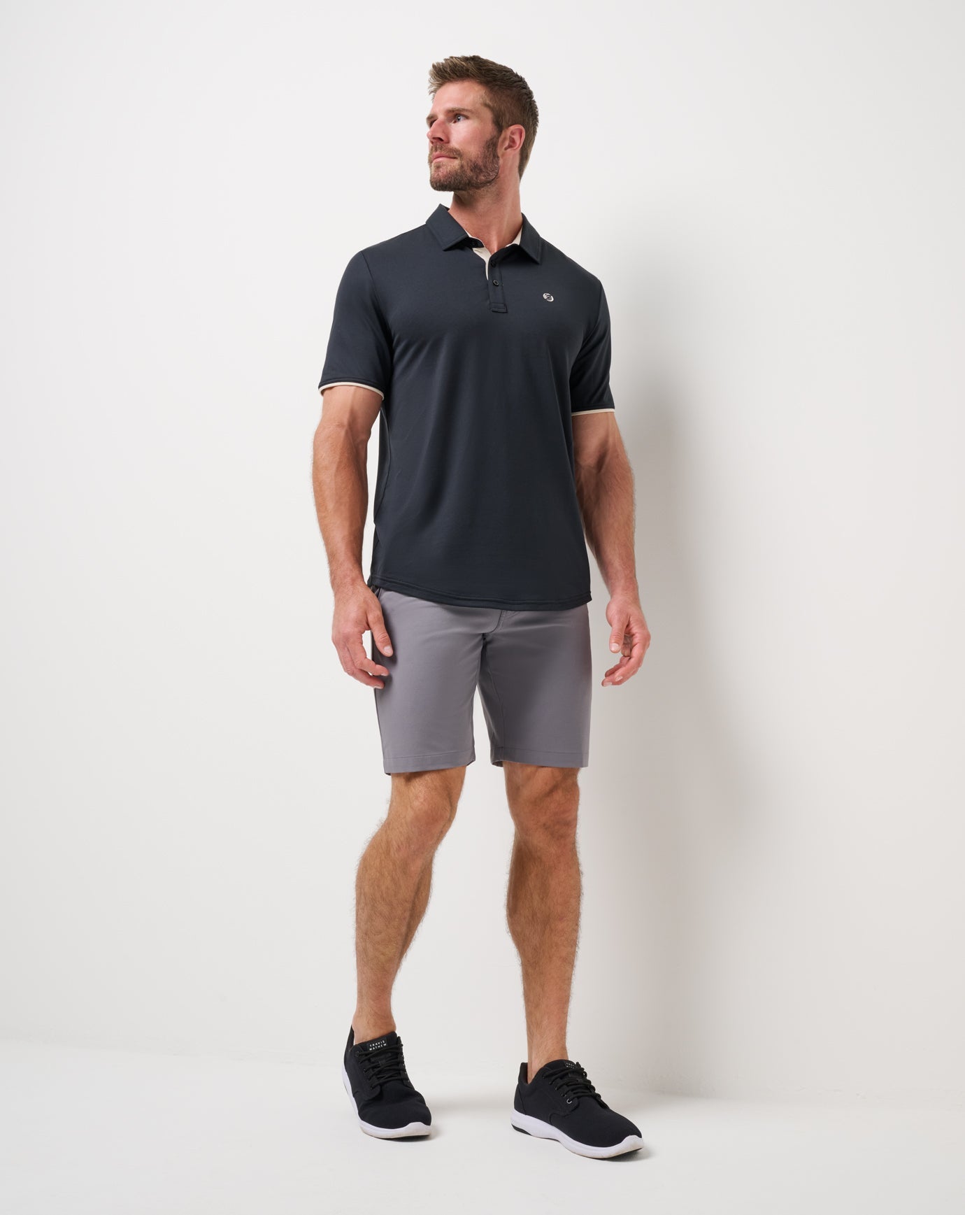 Black Travis Mathew Featherweight On The Grind Polo